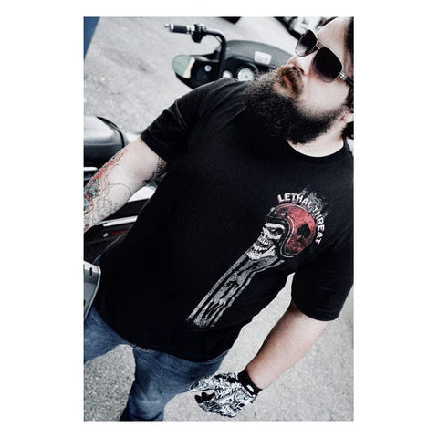 Lethal Threat Forever two Wheels T-shirt black LETHAL THREAT MOTOVEIKALS 21