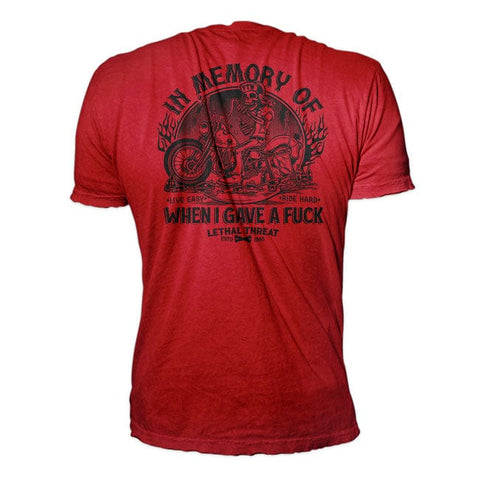 Lethal Threat In Memory t-shirt red/black LETHAL THREAT MOTOVEIKALS 21