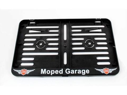 License plate pad dimensions 240mm x 135mm color black for moped mokick DIVERSE / IMPORT MOTOVEIKALS 21