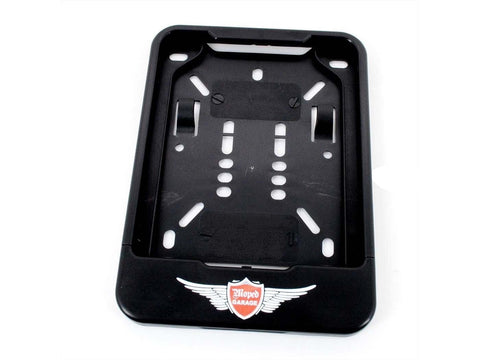 License plate pad for moped, moped MOGA MOTOVEIKALS 21