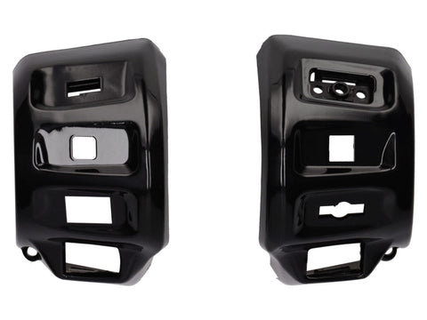 Light and blinker switch housing set DMP black glossy for Vespa GTS 125-300 2022- DMP MOTOVEIKALS 21