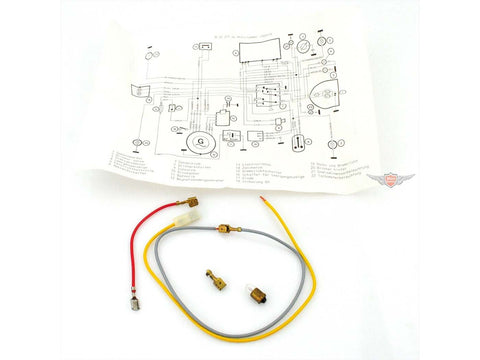 Light line wiring diagram for M 50 Jet DIVERSE / IMPORT MOTOVEIKALS 21