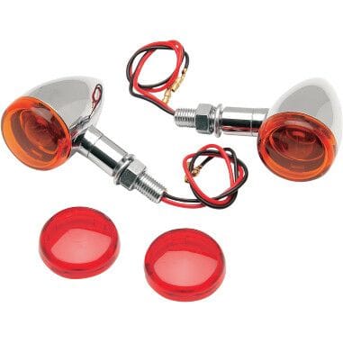 Light Mini-Duce Ambr/Rd DRAG SPECIALTIES DRAG SPECIALTIES MOTOVEIKALS 21
