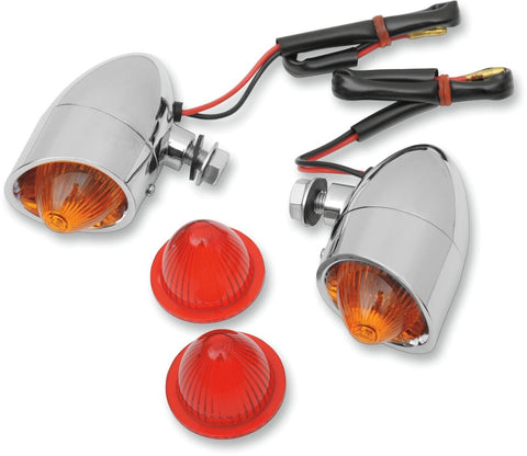 Light Mini-Retro Amb/Red DRAG SPECIALTIES DRAG SPECIALTIES MOTOVEIKALS 21