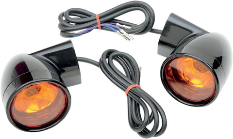Lights T/S Bullet Blk Flt DRAG SPECIALTIES DRAG SPECIALTIES MOTOVEIKALS 21
