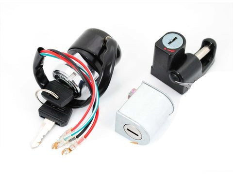 Lock set ignition lock steering lock seat bench for Honda DAX, Monkey, ST 50 70 DIVERSE / IMPORT MOTOVEIKALS 21