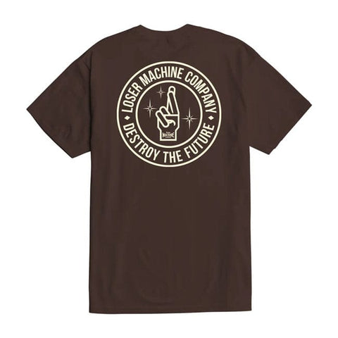 Loser Machine Congregate t-shirt java brown LOSER MACHINE COMPANY MOTOVEIKALS 21
