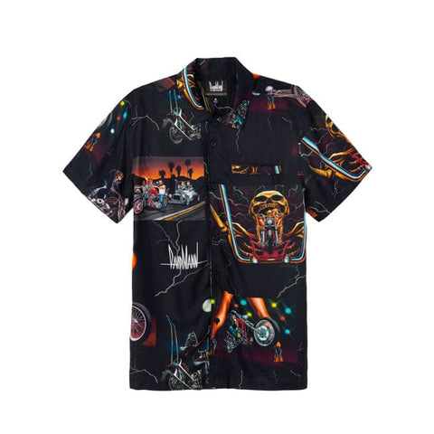 Loser Machine David mann collage shirt black LOSER MACHINE COMPANY MOTOVEIKALS 21