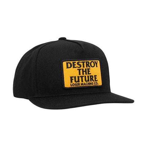 Loser Machine DTF snapback cap black LOSER MACHINE COMPANY MOTOVEIKALS 21