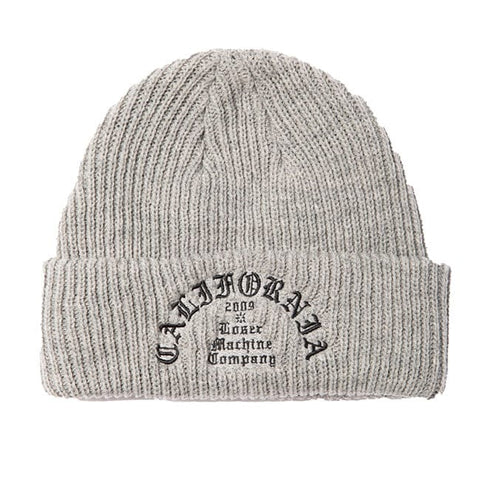 Loser Machine Fanatic Beanie heather grey LOSER MACHINE COMPANY MOTOVEIKALS 21