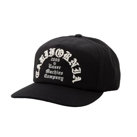 Loser Machine Fanatic Snapback cap black LOSER MACHINE COMPANY MOTOVEIKALS 21