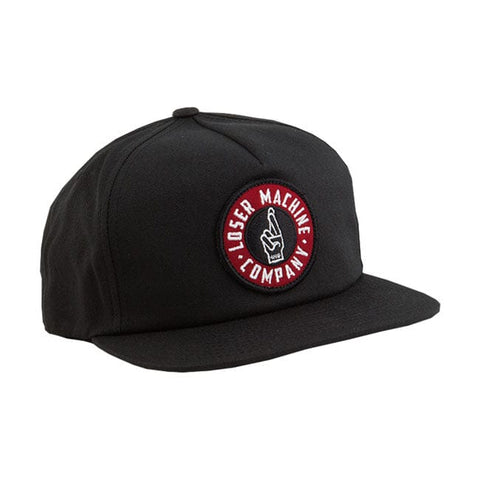 Loser Machine Good Luck snapback cap black LOSER MACHINE COMPANY MOTOVEIKALS 21