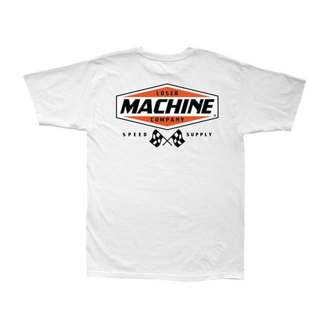 Loser Machine Overdrive t-shirt white LOSER MACHINE COMPANY MOTOVEIKALS 21