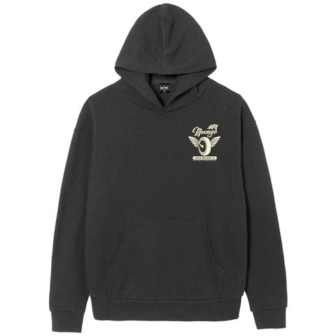Loser Machine Partnership hoodie pigment black LOSER MACHINE COMPANY MOTOVEIKALS 21