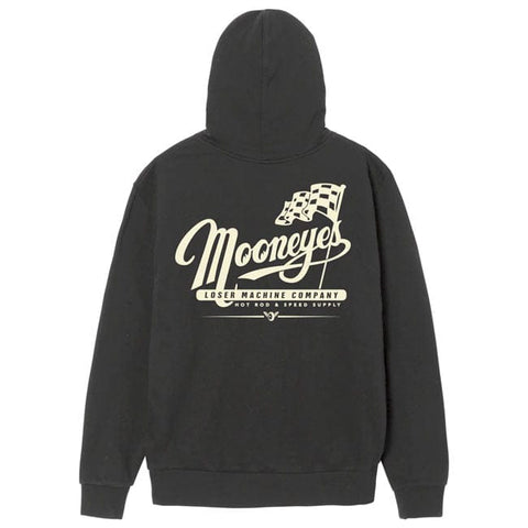 Loser Machine Partnership hoodie pigment black LOSER MACHINE COMPANY MOTOVEIKALS 21