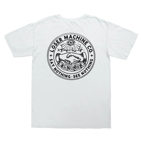 Loser Machine Secret Society t-shirt white LOSER MACHINE COMPANY MOTOVEIKALS 21