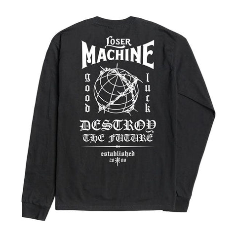 Loser Machine Superstition long sleeve black LOSER MACHINE COMPANY MOTOVEIKALS 21