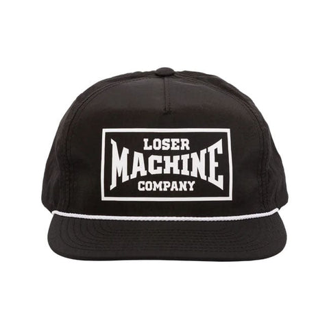 Loser Machine Too Hard Hat cap black LOSER MACHINE COMPANY MOTOVEIKALS 21
