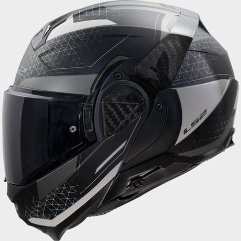 LS2 Advant II modulārā ķivere Astral Grey LS2 MOTOVEIKALS 21