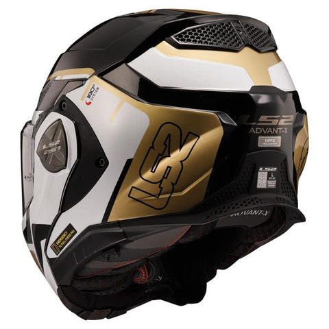 LS2 Advant X Metryk helmet black gold LS2 MOTOVEIKALS 21