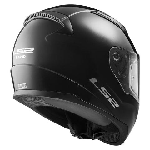 LS2 Rapid II Solid helmet gloss black LS2 MOTOVEIKALS 21