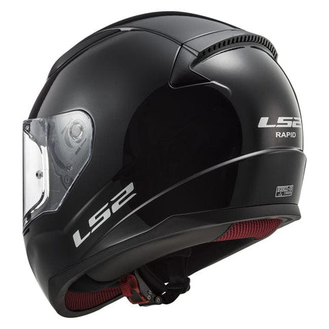 LS2 Rapid II Solid helmet gloss black LS2 MOTOVEIKALS 21