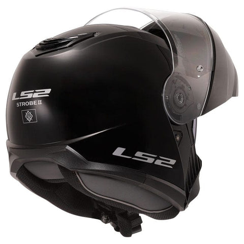 LS2 Strobe II helmet gloss black LS2 MOTOVEIKALS 21
