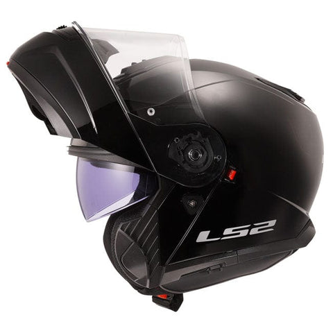 LS2 Strobe II helmet gloss black LS2 MOTOVEIKALS 21