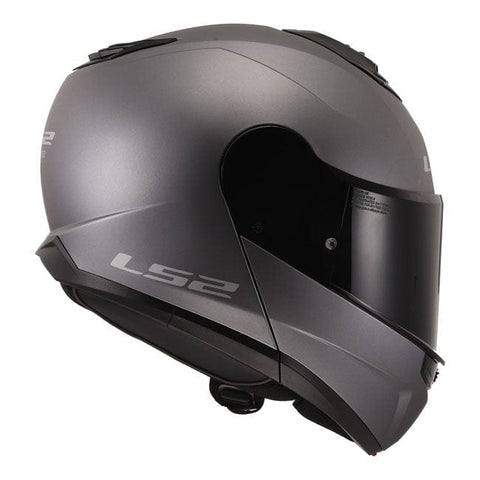 LS2 Strobe II helmet matt titanium LS2 MOTOVEIKALS 21