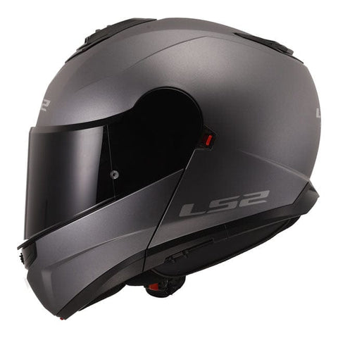 LS2 Strobe II helmet matt titanium LS2 MOTOVEIKALS 21