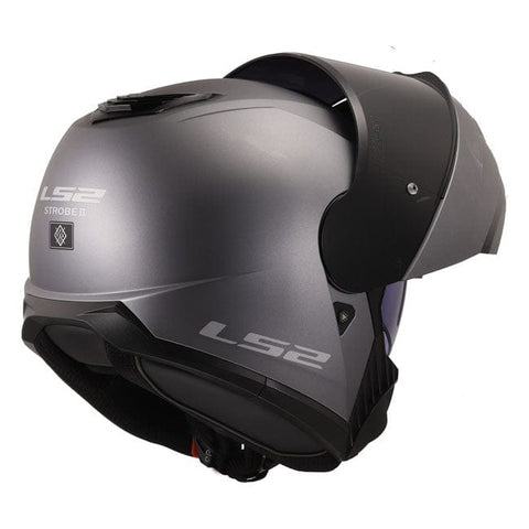 LS2 Strobe II helmet matt titanium LS2 MOTOVEIKALS 21