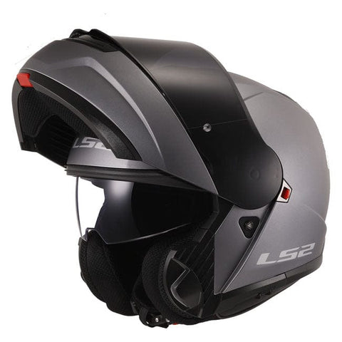 LS2 Strobe II helmet matt titanium LS2 MOTOVEIKALS 21