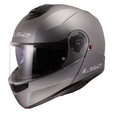 LS2 Strobe II helmet matt titanium LS2 MOTOVEIKALS 21