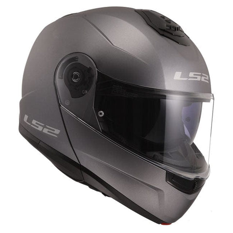 LS2 Strobe II helmet matt titanium LS2 MOTOVEIKALS 21