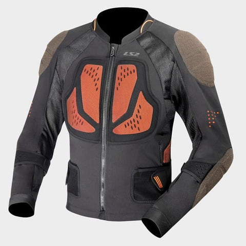 LS2 X-TERRAIN moto jaka black / orange LS2 MOTOVEIKALS 21
