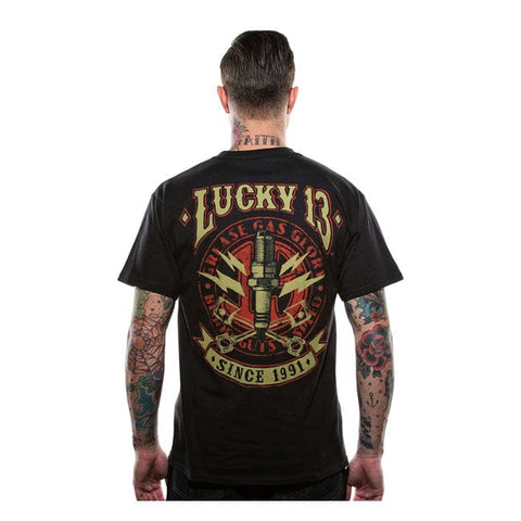 Lucky 13 Amped t-shirt black LUCKY 13 MOTOVEIKALS 21