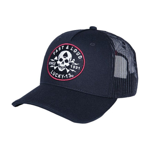 Lucky 13 Fast & Loud adj trucker cap black LUCKY 13 MOTOVEIKALS 21