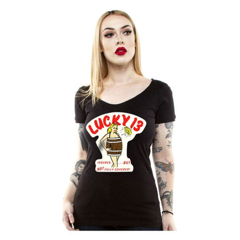 Lucky 13 Insured t-shirt black LUCKY 13 MOTOVEIKALS 21