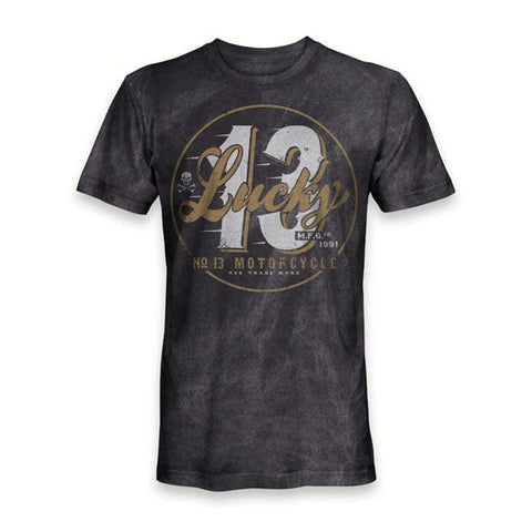 Lucky 13 Last Lap t-shirt vintage black LUCKY 13 MOTOVEIKALS 21