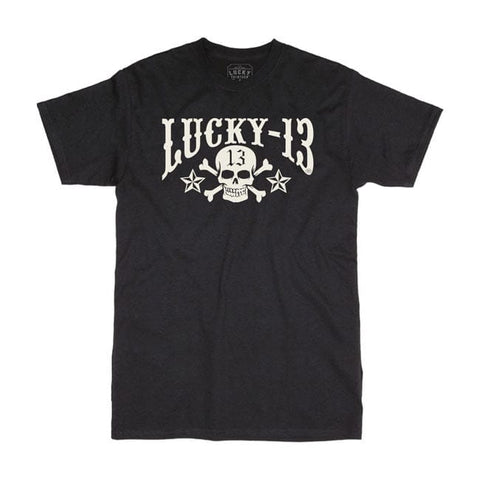 Lucky 13 Skull Stars t-shirt black LUCKY 13 MOTOVEIKALS 21