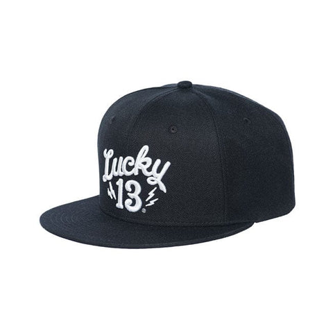 LUCKY13 CAP BLACK / WHITE LUCKY 13 MOTOVEIKALS 21