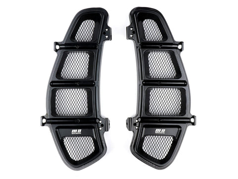 luggage compartment grille, ventilation grille set Moto Nostra black glossy for Vespa GT 250, GT L 125, 200, GTS 125, 150 MOTO NOSTRA MOTOVEIKALS 21