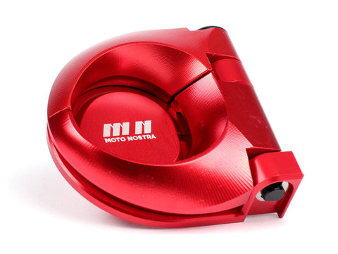 Luggage hook -MOTO NOSTRA, CNC, red- Vespa GT, GTS, GTV, GTL, S - 50-300ccm MOTO NOSTRA MOTOVEIKALS 21