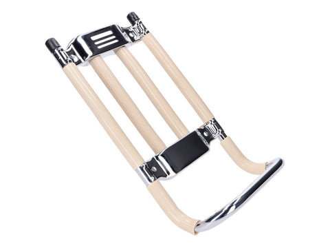 luggage rack chromed, beige for Simson KR51/1, KR51/2, SR4-2, SR4-3, SR4-4 Schwalbe, Star, Habicht, Sperber OEM STANDARD MOTOVEIKALS 21