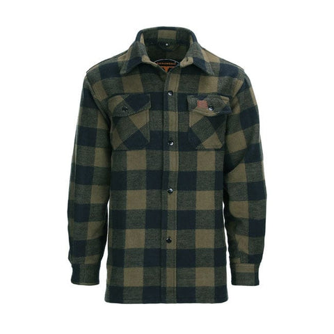 Lumberjack Flannel Shirt Checkered Black/Olive ARMY SURPLUS MOTOVEIKALS 21