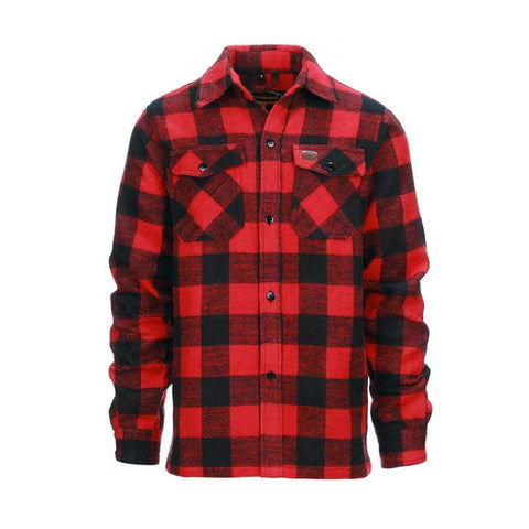 Lumberjack flannel shirt checkered red/black ARMY SURPLUS MOTOVEIKALS 21