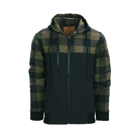 Lumbershell jacket black/olive ARMY SURPLUS MOTOVEIKALS 21