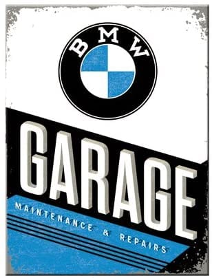 Magnēts BMW GARAGE 8 x 9 cm NOSTALGIC ART MOTOVEIKALS 21
