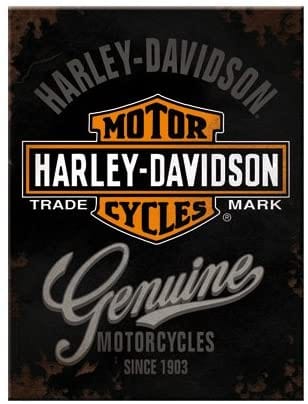 Magnēts Harley Davidson GENUINE Logo NOSTALGIC ART MOTOVEIKALS 21