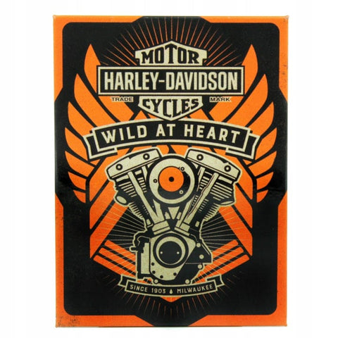 Magnēts Harley Davidson WILD AT HEART NOSTALGIC ART MOTOVEIKALS 21